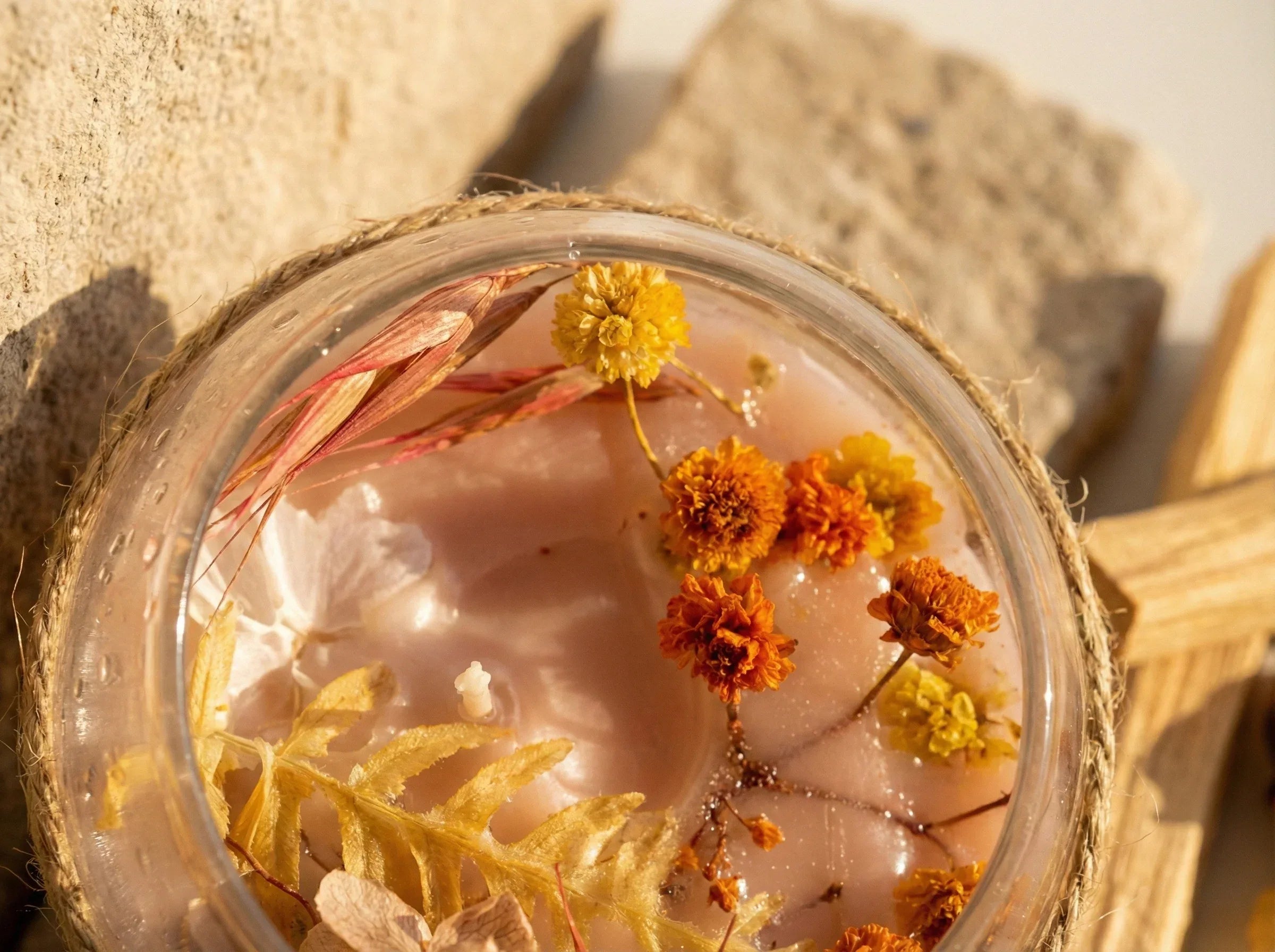 Bougie de Protection Palo Santo - Ancrage & Purification - Essences Agape 62023529