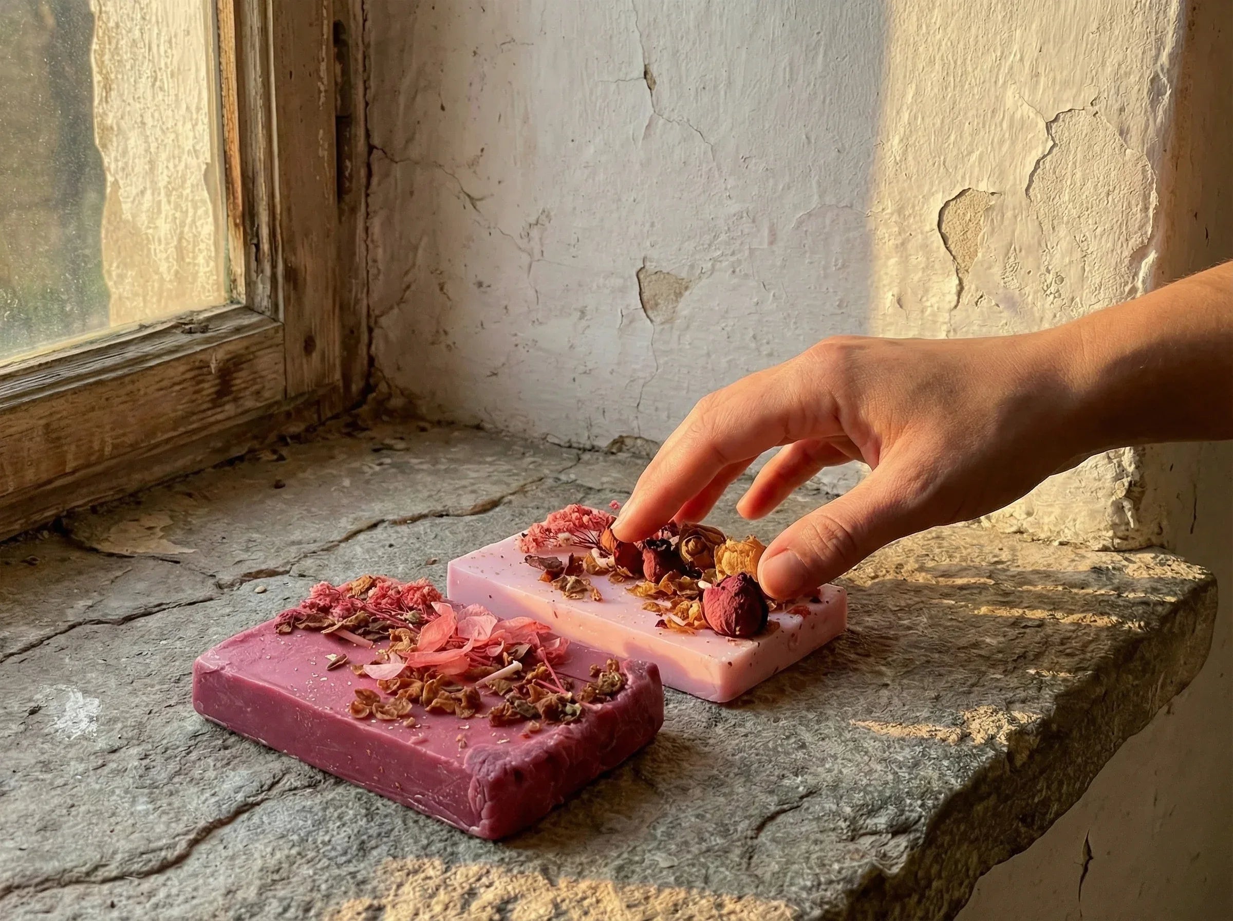 Bougie de Protection Rose & Sauge - Alchimie Sacrée - Essences Agape 82895942