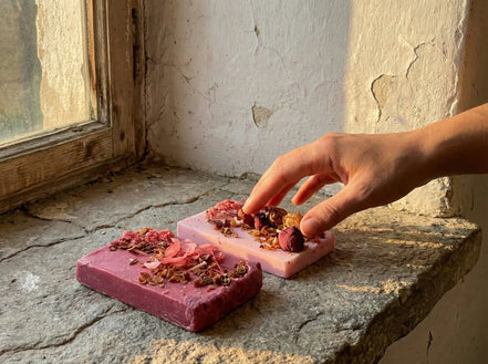 Bougie de Protection Rose & Sauge - Alchimie Sacrée - Essences Agape 82895942