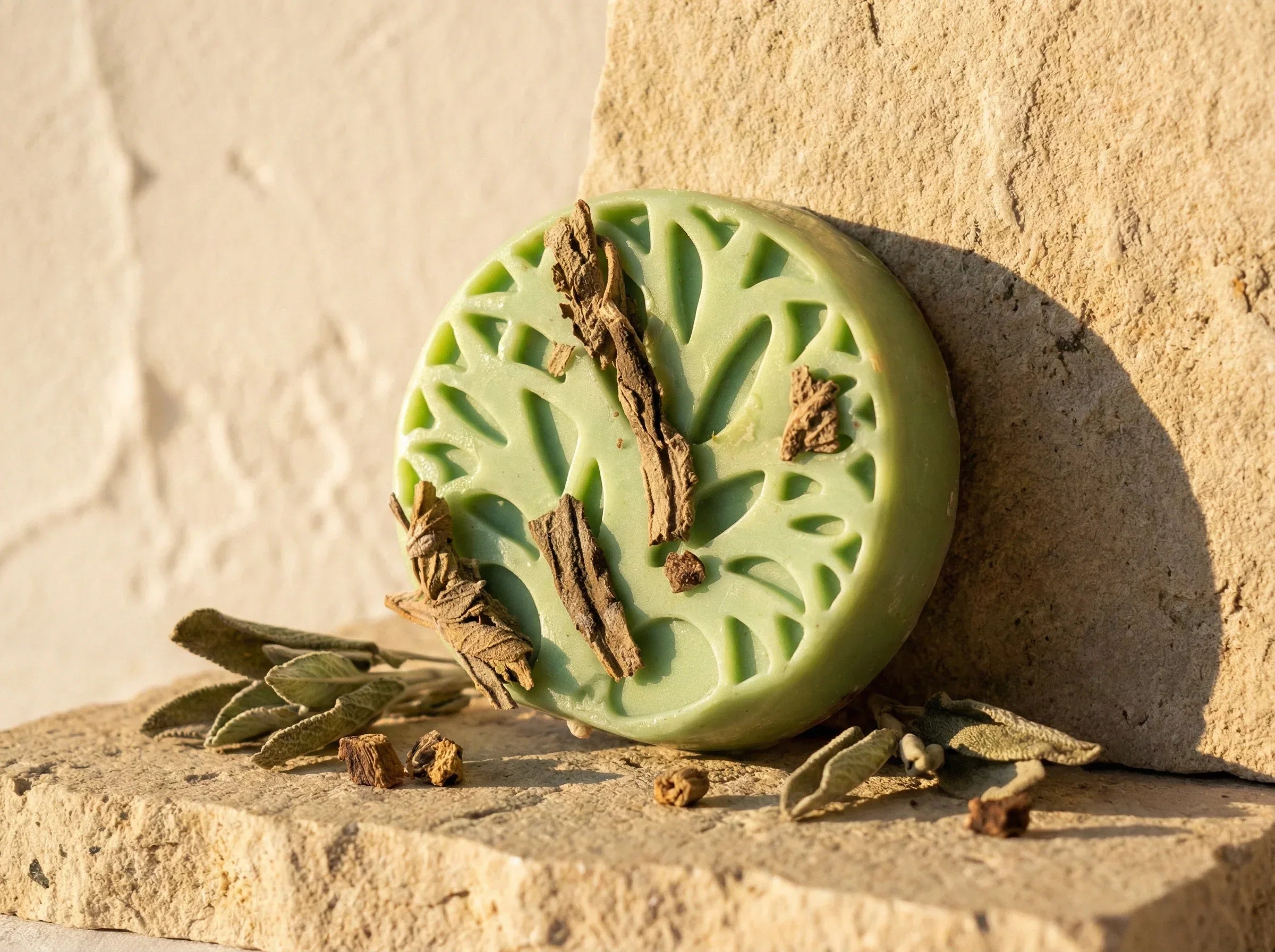 Bougie de Protection Sauge & Musc - Clarté Vibratoire - Essences Agape 68043809