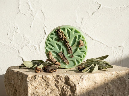 Bougie de Protection Sauge & Musc - Clarté Vibratoire - Essences Agape 5647514