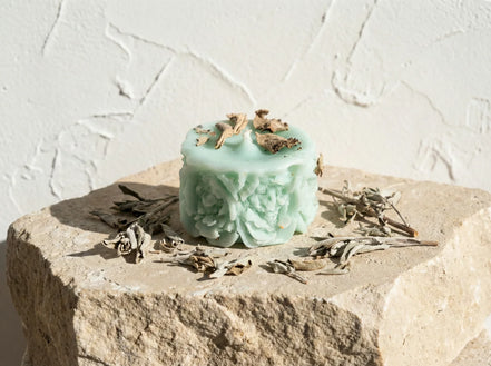 Bougie de Protection Sauge Purifiante - Nettoyage Énergétique - Essences Agape 17478980