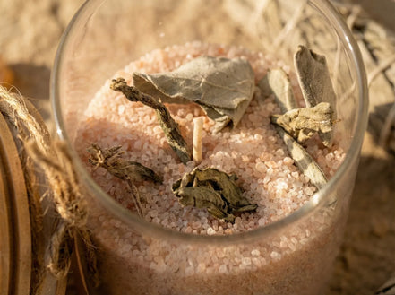 Bougie de Sable Sauge & Ambre - Purification & Clarté - Essences Agape 46129831