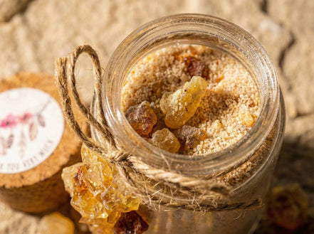 Bougie de sable Myrrhe & Gomme Arabique - Sagesse & Protection - Essences Agape 15116307