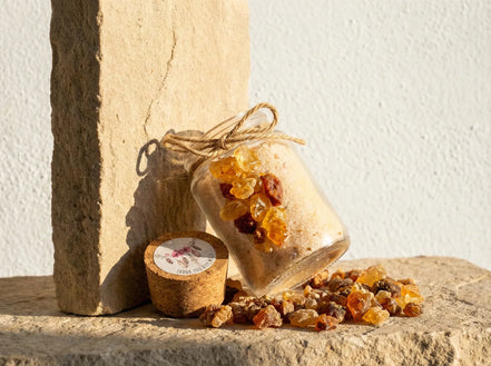 Bougie de sable Myrrhe & Gomme Arabique - Sagesse & Protection - Essences Agape 55878788