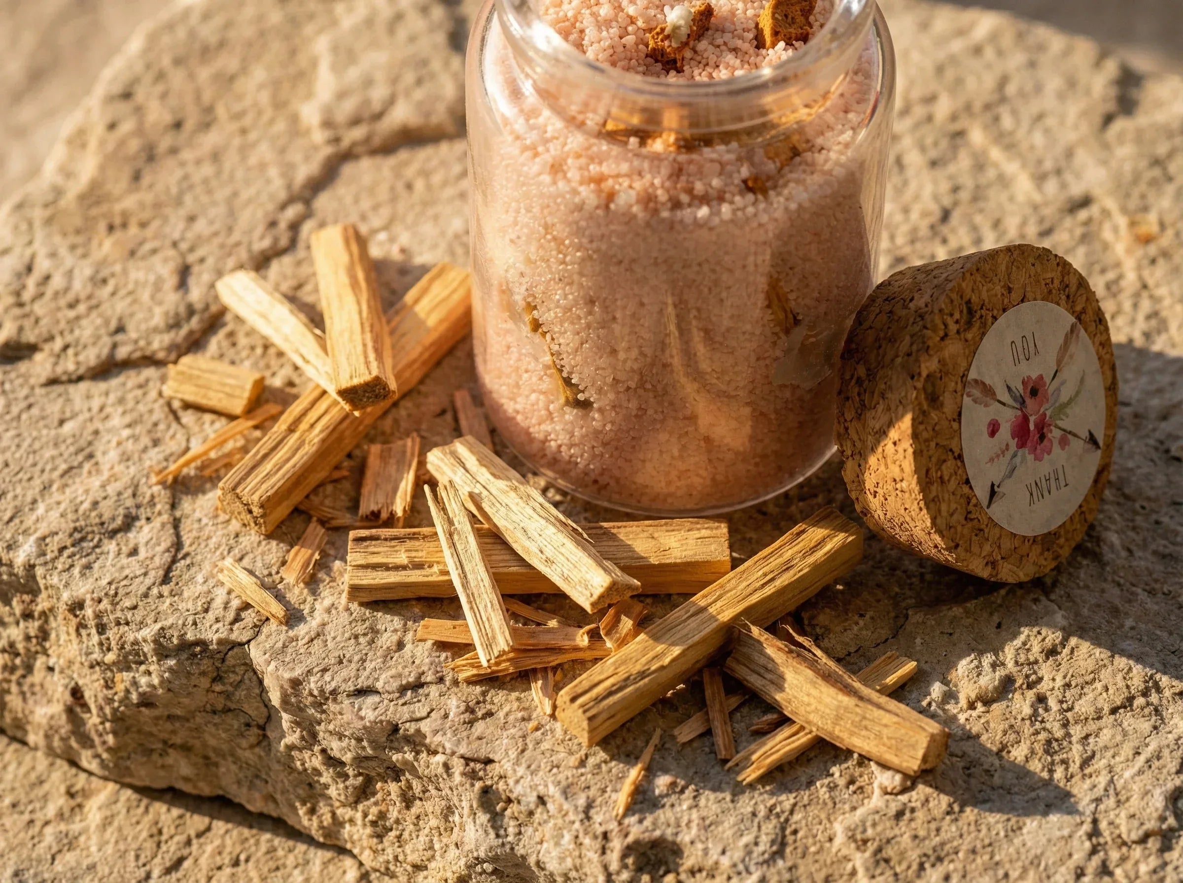 Bougie de sable Palo Santo - Ancrage Profond & Spiritualité - Essences Agape 82797704