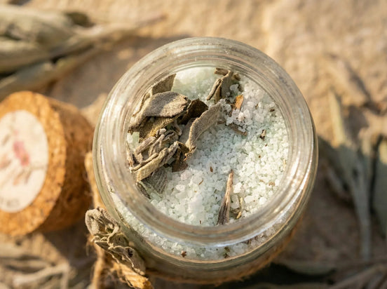 Bougie de sable Sauge & Ambre - Purification des Lieux - Essences Agape 96777300