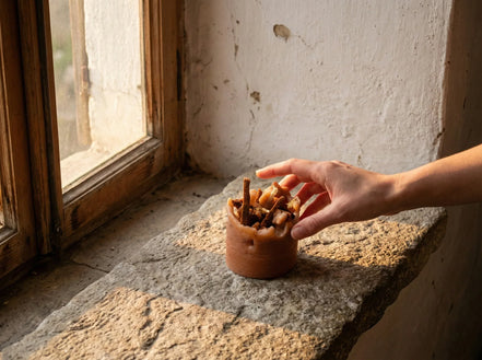 Bougie naturelle Palo Santo & Myrrhe - Purification & Ancrage - Essences Agape 13461678