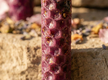 Bougies Artisanales Cerisier & Lavande - Calme & Relaxation - Essences Agape 69005825