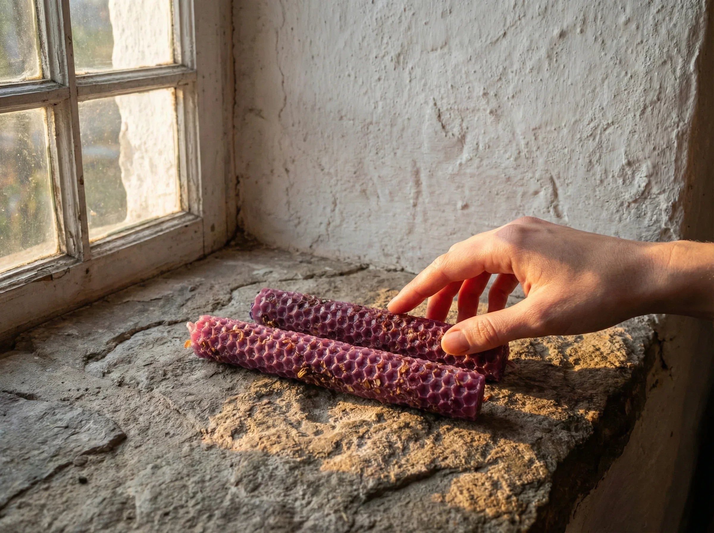 Bougies Artisanales Cerisier & Lavande - Calme & Relaxation - Essences Agape 96270769