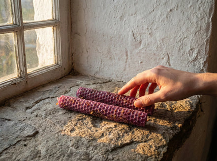 Bougies Artisanales Cerisier & Lavande - Calme & Relaxation - Essences Agape 96270769