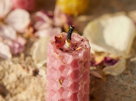 Bougies Artisanales Cerisier & Rose - Tendresse & Éclat Sacré - Essences Agape 66197049