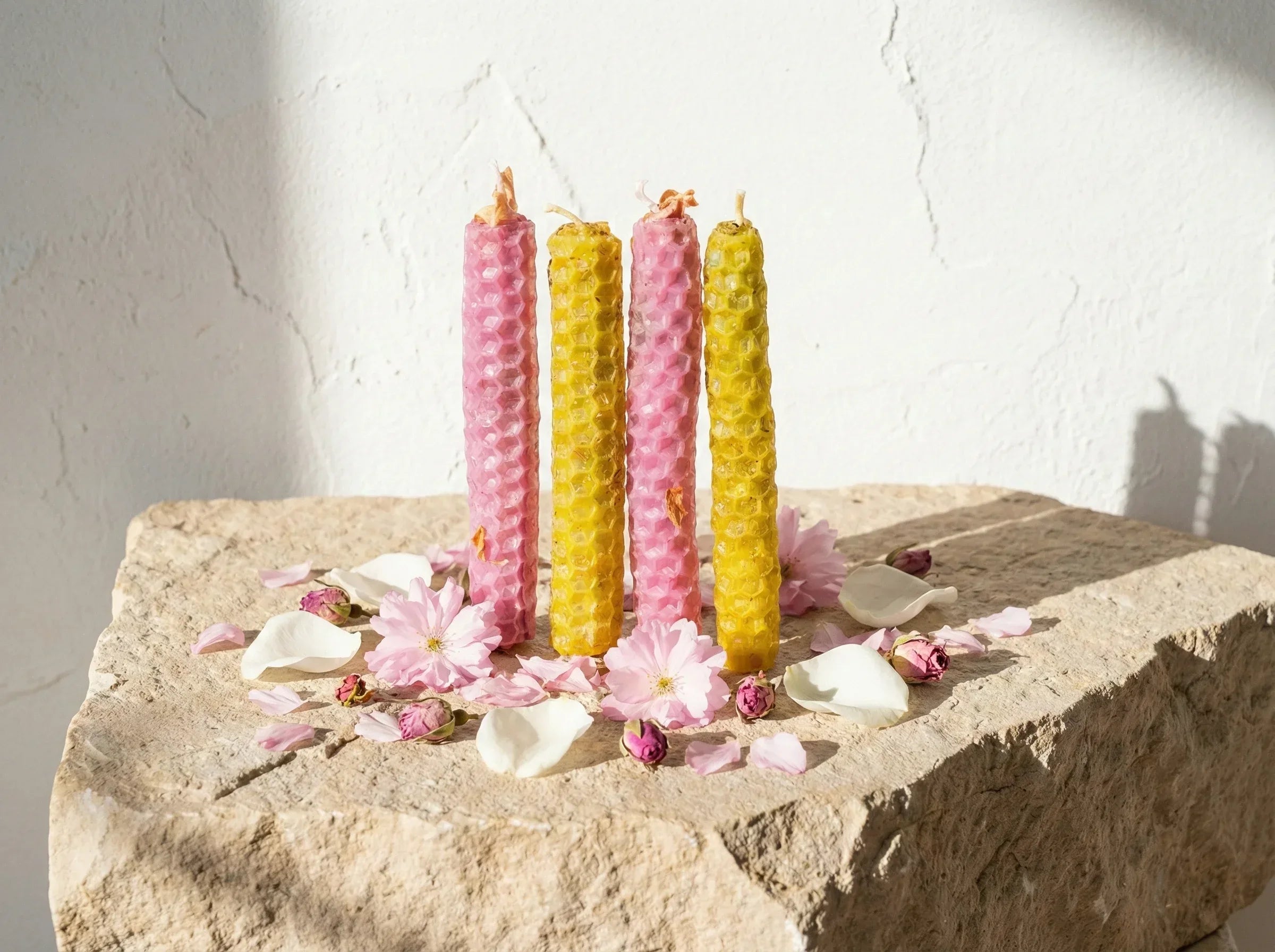 Bougies Artisanales Cerisier & Rose - Tendresse & Éclat Sacré - Essences Agape 48930845