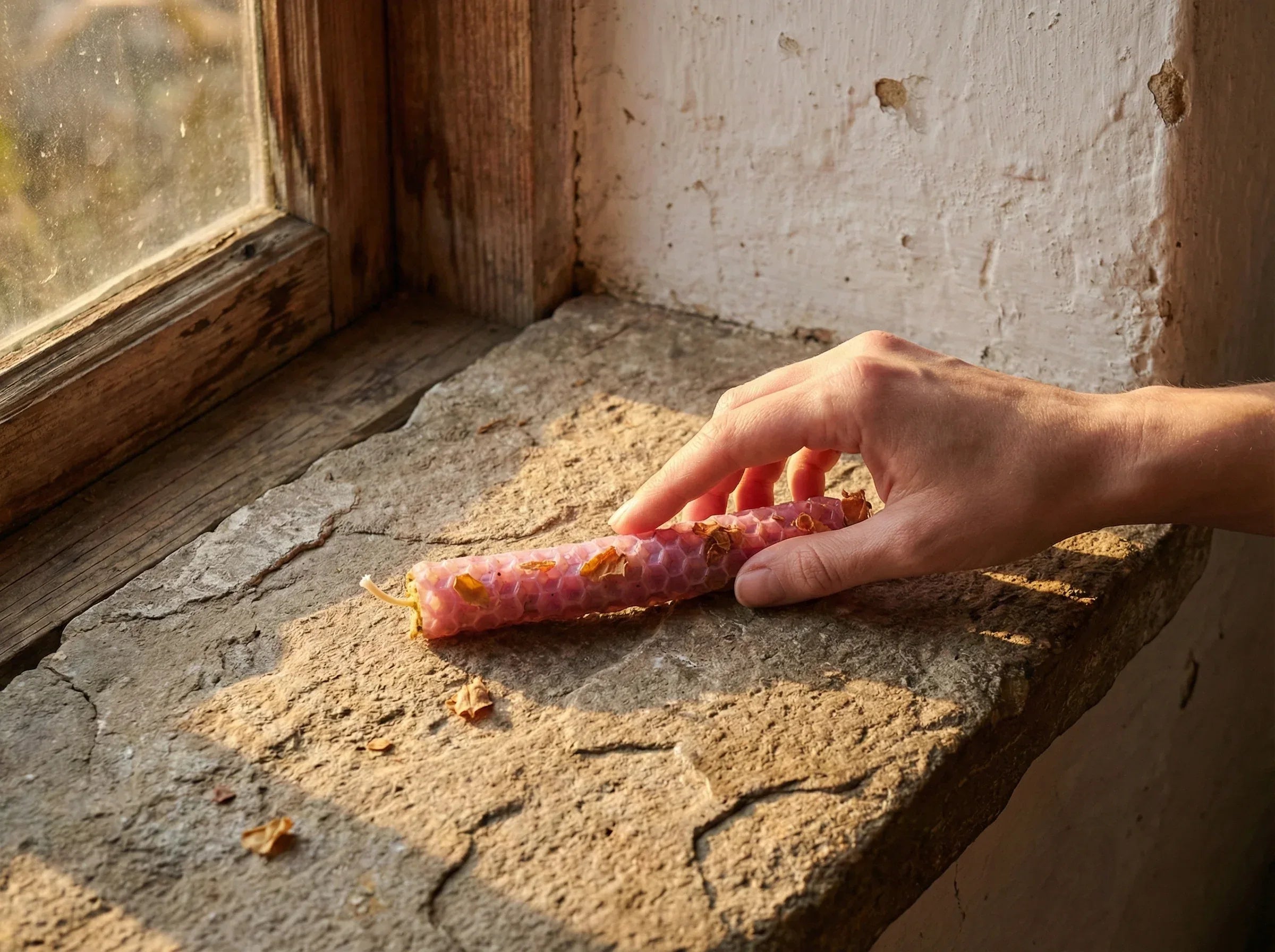 Bougies Artisanales Cerisier & Rose - Tendresse & Éclat Sacré - Essences Agape 12585416