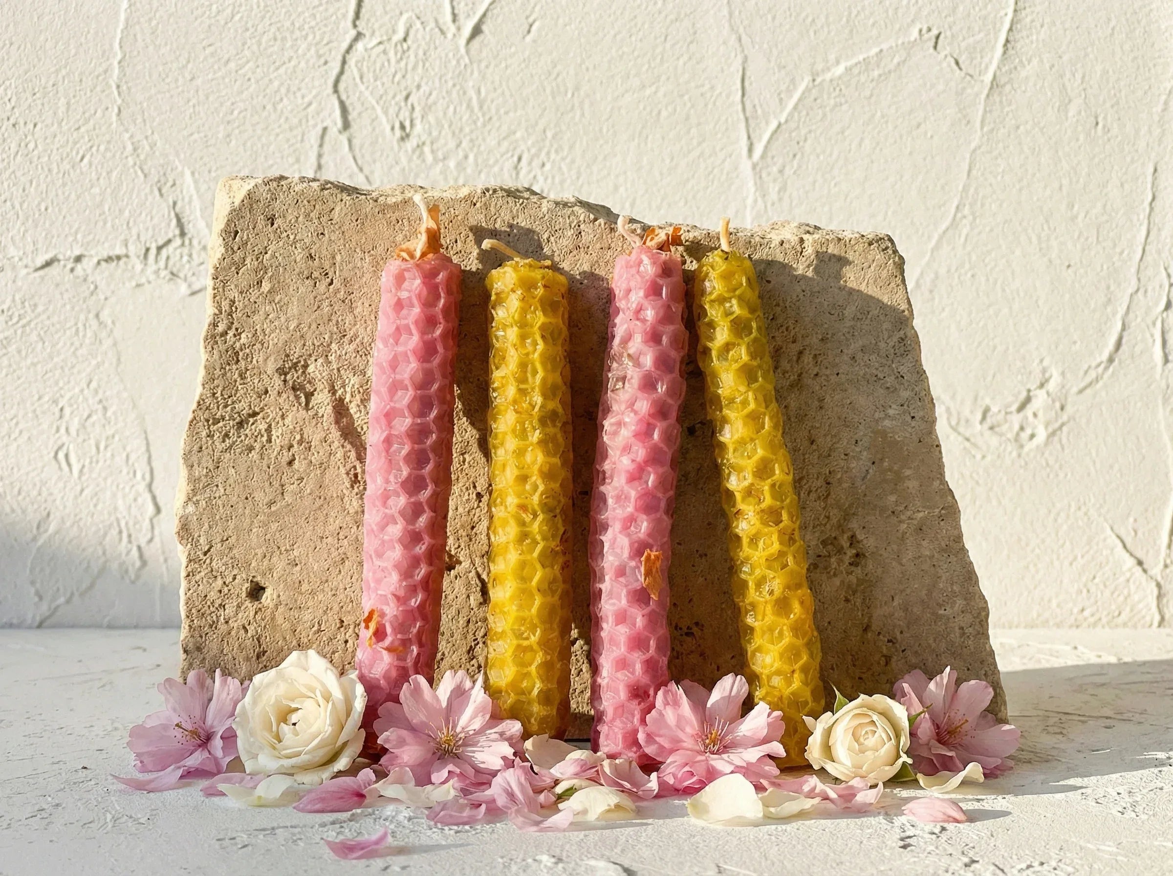 Bougies Artisanales Cerisier & Rose - Tendresse & Éclat Sacré - Essences Agape 6210907