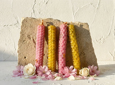 Bougies Artisanales Cerisier & Rose - Tendresse & Éclat Sacré - Essences Agape 6210907