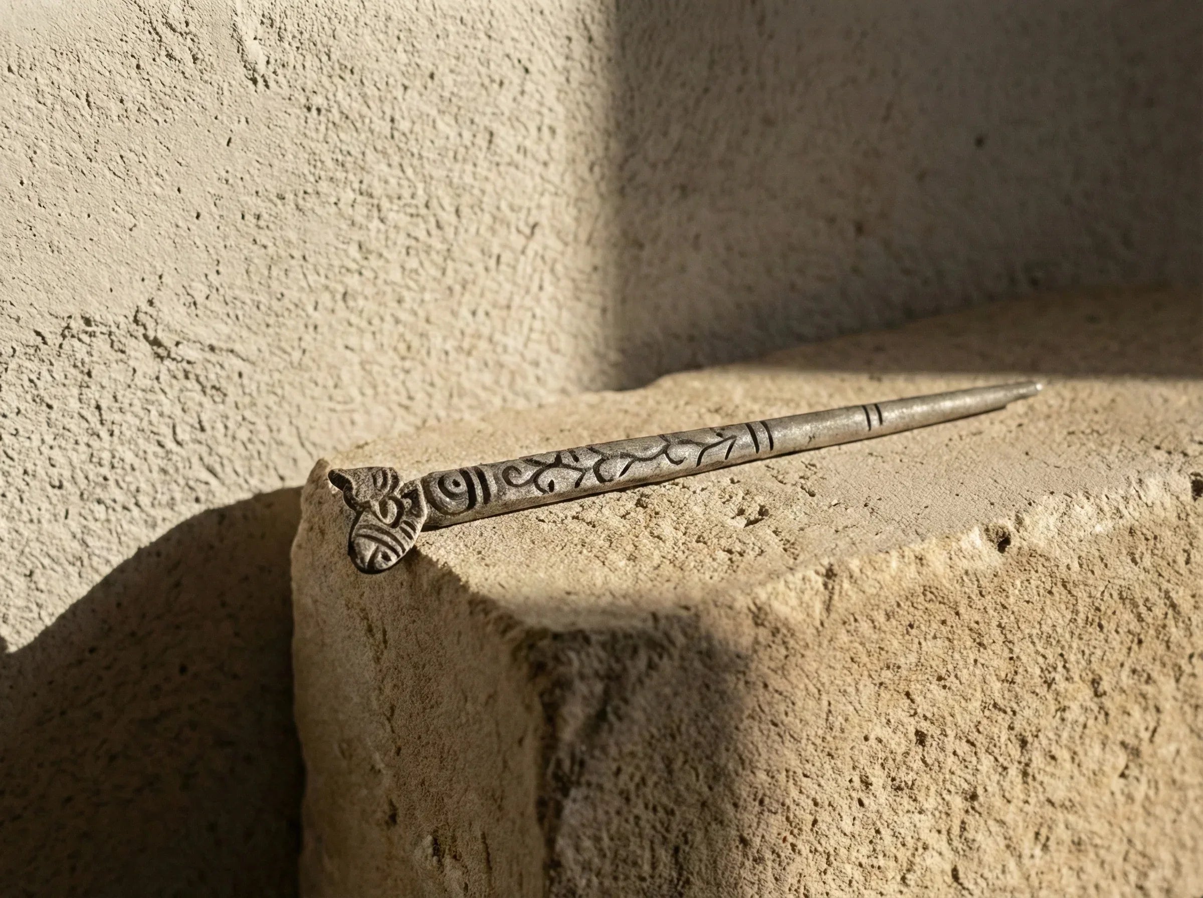 Broche romaine artisanale poisson - Sagesse & Mémoire Antique - Essences Agape 59417758