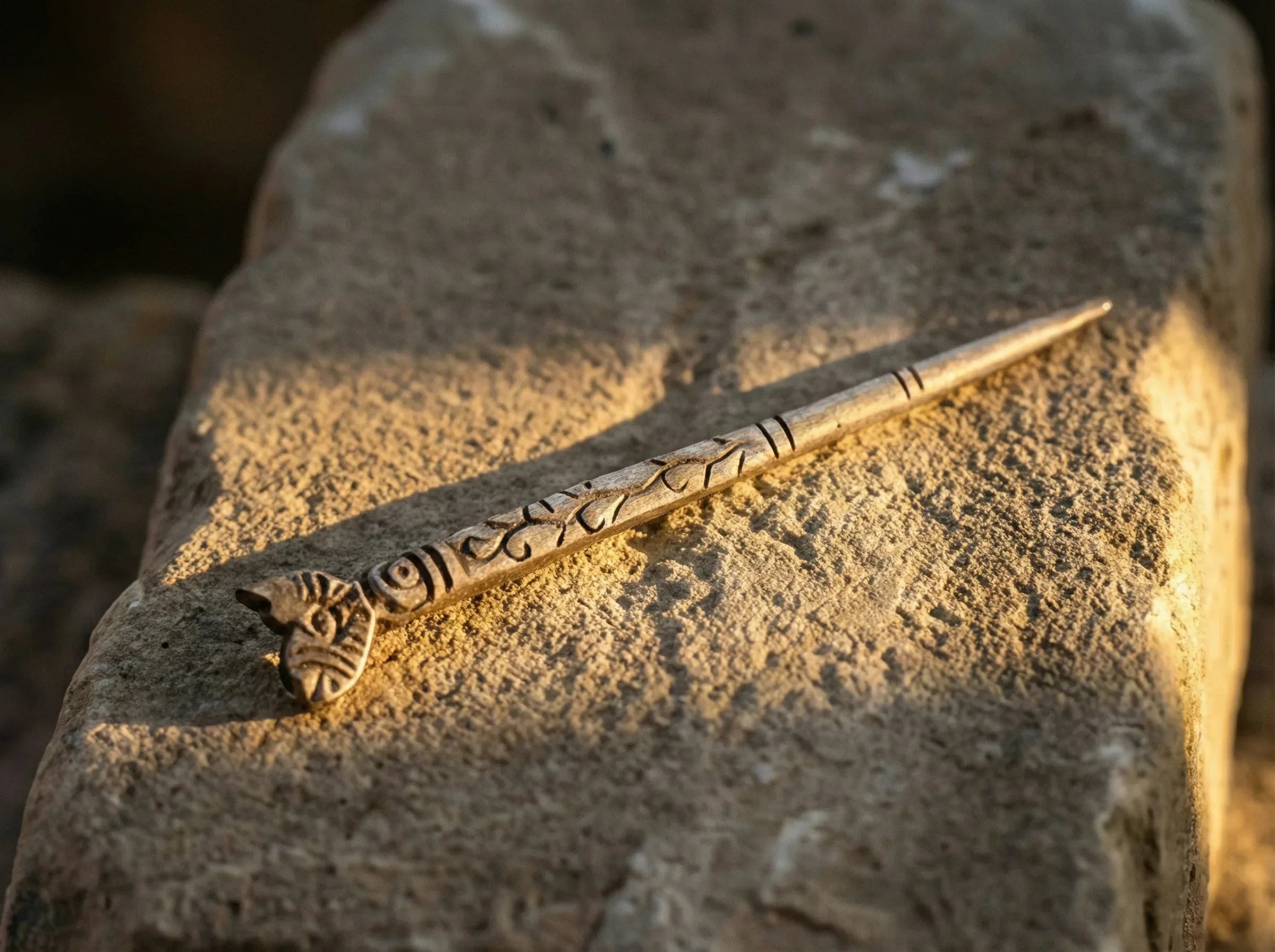 Broche romaine artisanale poisson - Sagesse & Mémoire Antique - Essences Agape 86179427