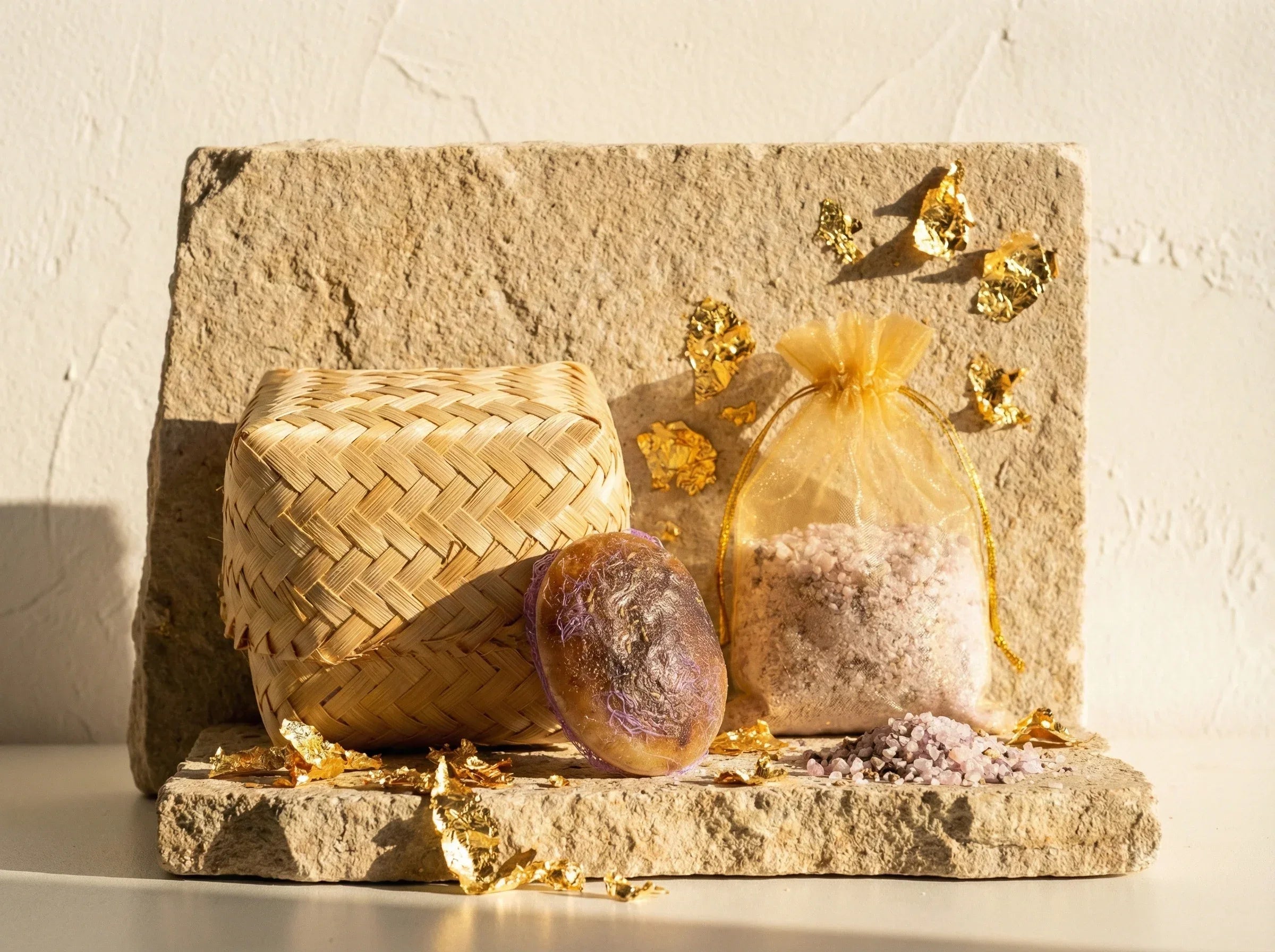 Coffret Bain Lavande et Amande - Harmonie Intérieure et Paix - Essences Agape 5242938