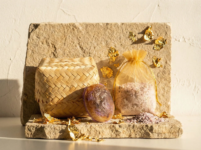 Coffret Bain Lavande et Amande - Harmonie Intérieure et Paix - Essences Agape 5242938