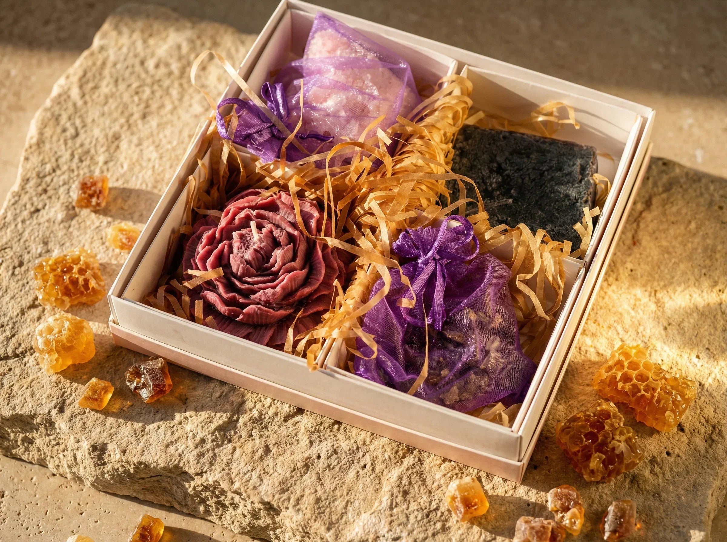 Coffret Cadeau Cacao & Sauge - Rituel d'Ancrage Sacré - Essences Agape 59423905