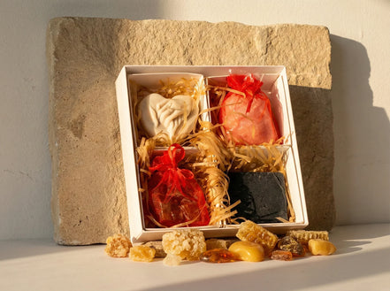 Coffret Cadeau Lait de Chamelle & Oud - Voyage Sensoriel - Essences Agape 41167968