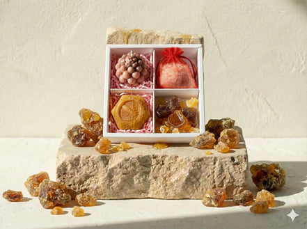 Coffret Cadeau Myrrhe & Cacao - Éveil des Sens & Protection - Essences Agape 77488968