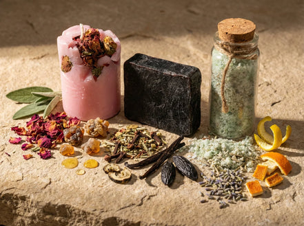 Coffret Cadeau Rose & Sauge - Protection & Clarté - Essences Agape 4372794