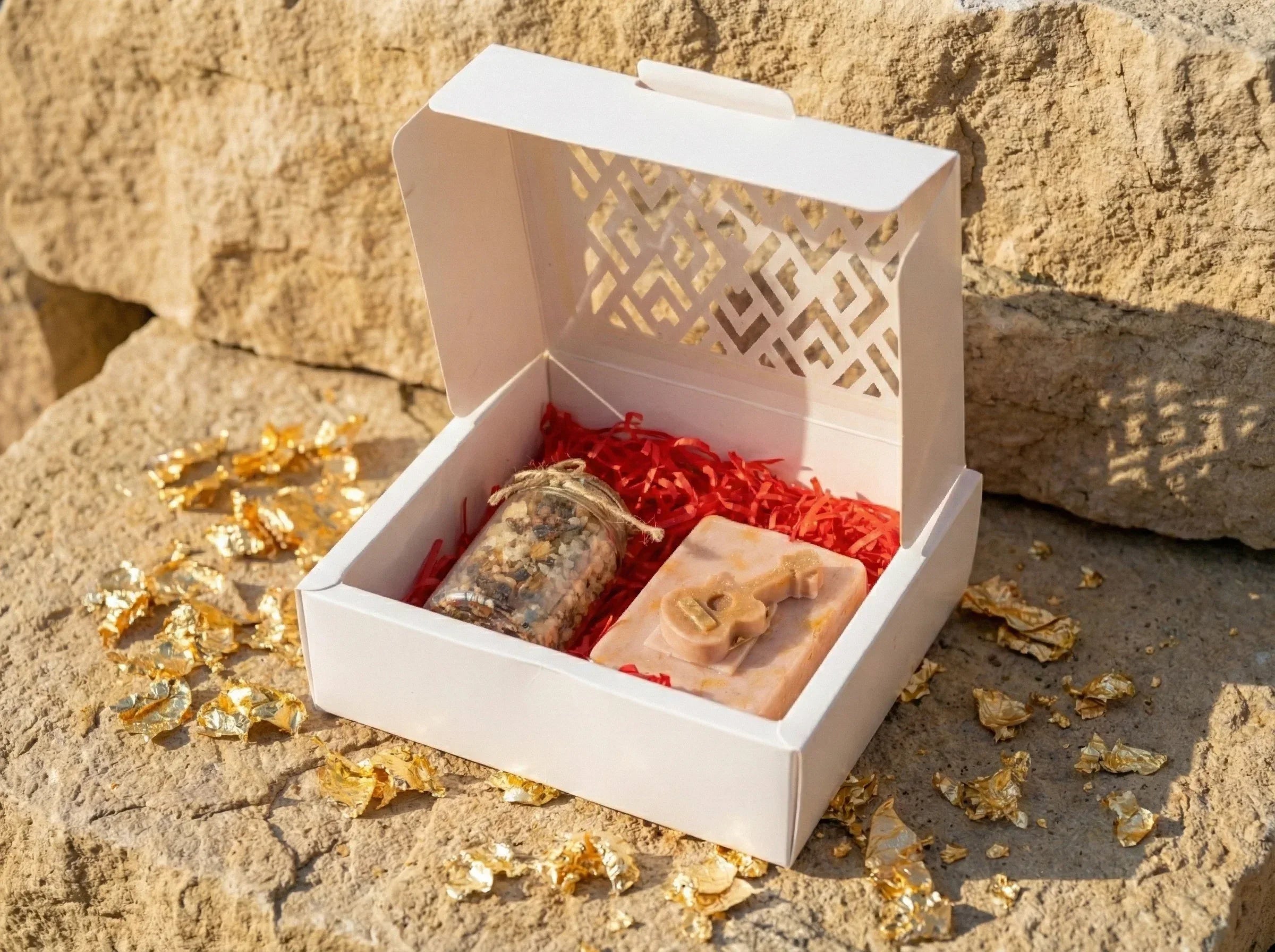 Coffret Rose & Camomille - Paix & Harmonie du Cœur - Essences Agape 36448011