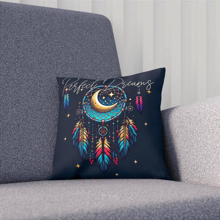 Coussin attrape rêve, housse salon canapé motif, méditation religieux - Essences Agape 74463740