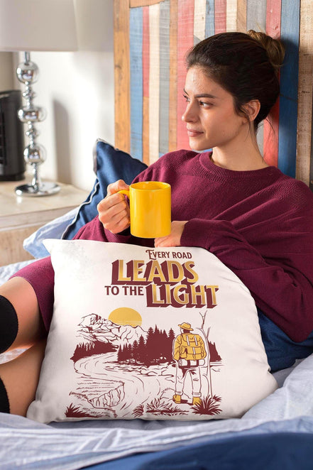 Coussin chemin de vie, coussin salon canapé, housse imprimé cadeau - Essences Agape 76814578