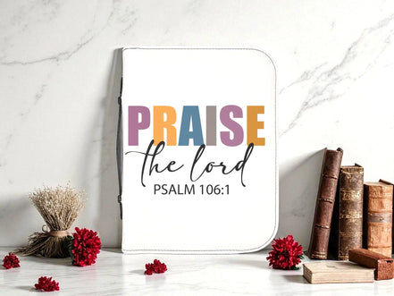 Couverture de Bible chrétienne, housse livre sacré personnalisée Dieu - Essences Agape 96568170