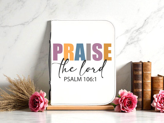 Couverture de Bible chrétienne personnalisée, étui louange et prière - Essences Agape 72925710