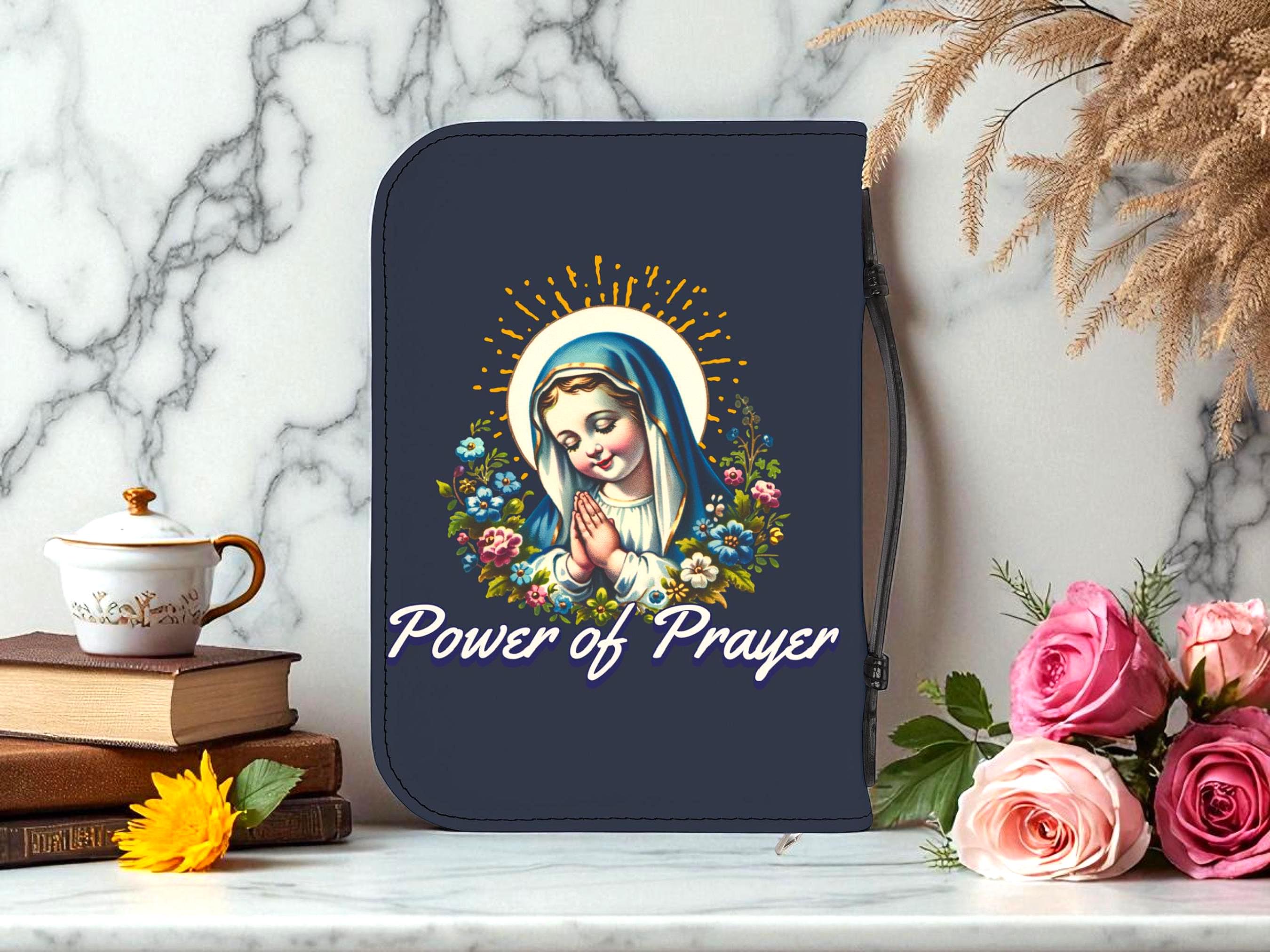 Couverture de Bible chrétienne personnalisée, étui prière jésus, sacré - Essences Agape 3523567