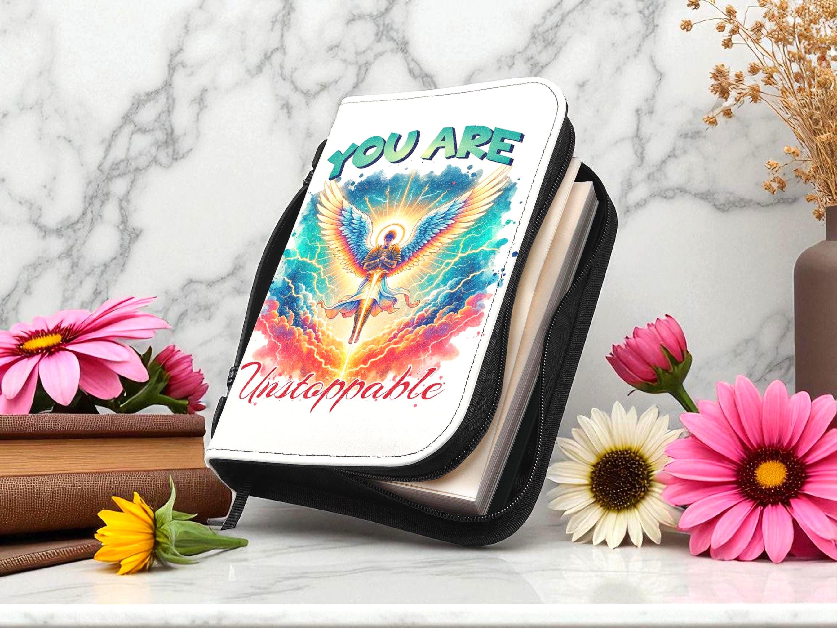 Couverture de Bible chrétienne , étui personnalisée livre religieux - Essences Agape 89117616