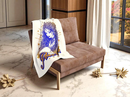 Couverture polaire chaude, sorcière magie, plaid décoratif salon - Essences Agape 72900387