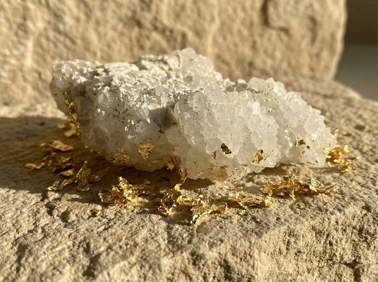 Cristaux et minéraux Calcite Orange Brute - Joie & Amplification Or - Essences Agape 86855267