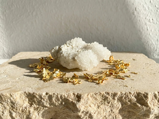 Cristaux et minéraux Calcite Orange Brute - Joie & Amplification Or - Essences Agape 52923274