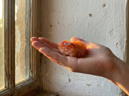 Cristaux et minéraux Cornaline Brute - Feu Sacré & Vitalité & Force - Essences Agape 81171755