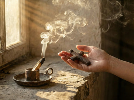 Croix Palo Santo - Ancrage Sacré & Talisman de Protection - Essences Agape 72430579
