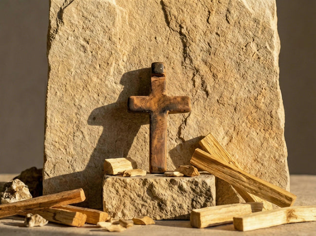 Croix Palo Santo - Ancrage Sacré & Talisman de Protection - Essences Agape 12855702