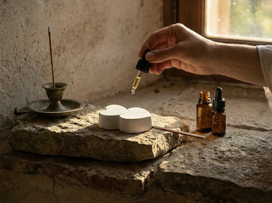 Diffuseur artisanal Gypse & Sable - Sérénité & Diffusion Sacrée - Essences Agape 8124108