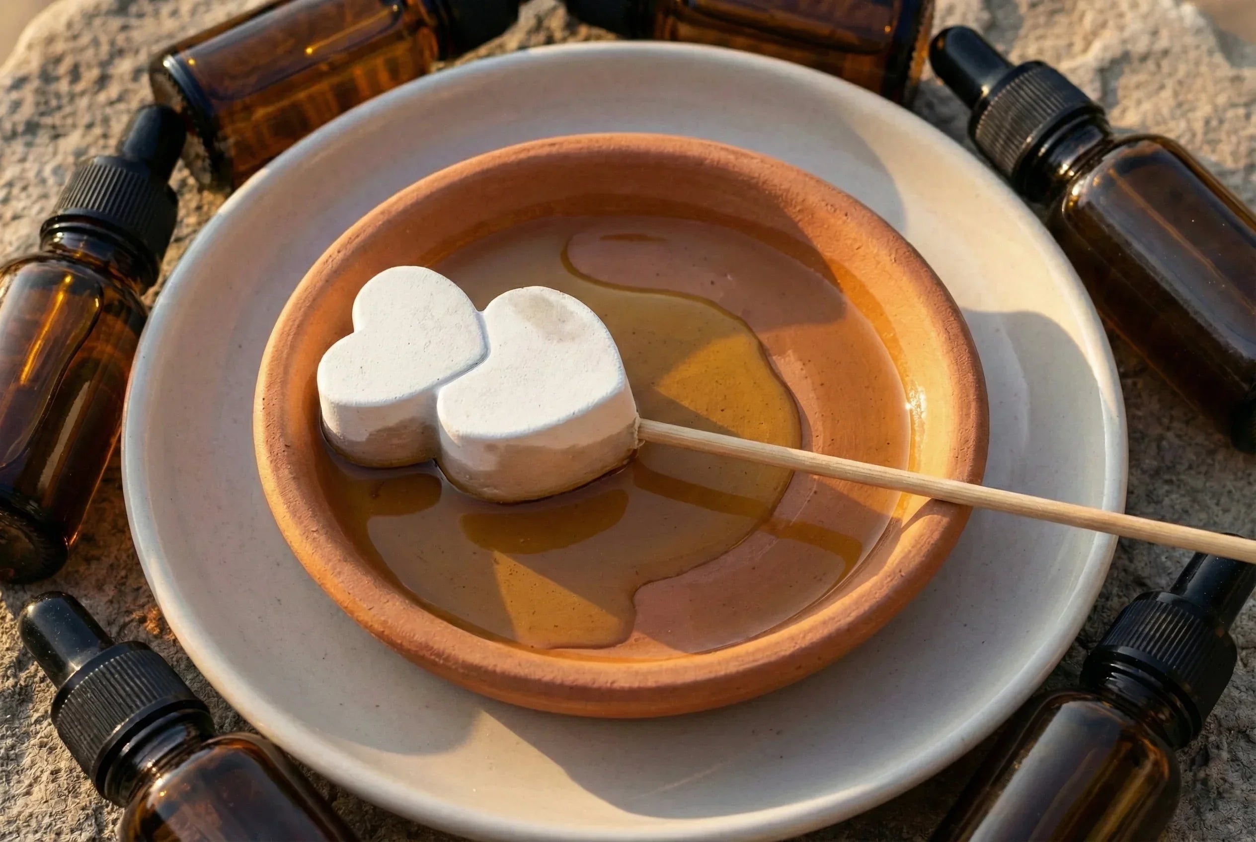 Diffuseur artisanal Gypse & Sable - Sérénité & Diffusion Sacrée - Essences Agape 34381374