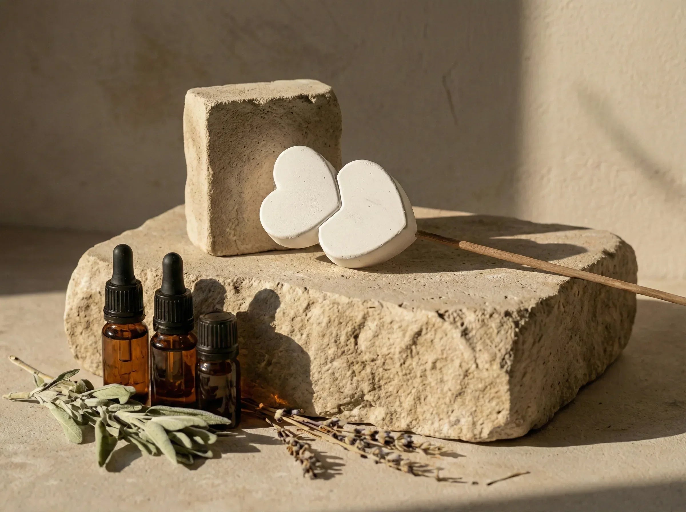 Diffuseur artisanal Gypse & Sable - Sérénité & Diffusion Sacrée - Essences Agape 27700058