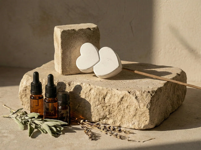 Diffuseur artisanal Gypse & Sable - Sérénité & Diffusion Sacrée - Essences Agape 27700058