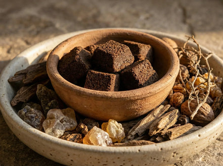 Encens Bakhoor Doukhoun Oud & Musc - Nuit Sacrée et Mystère Divin - Essences Agape 93241284