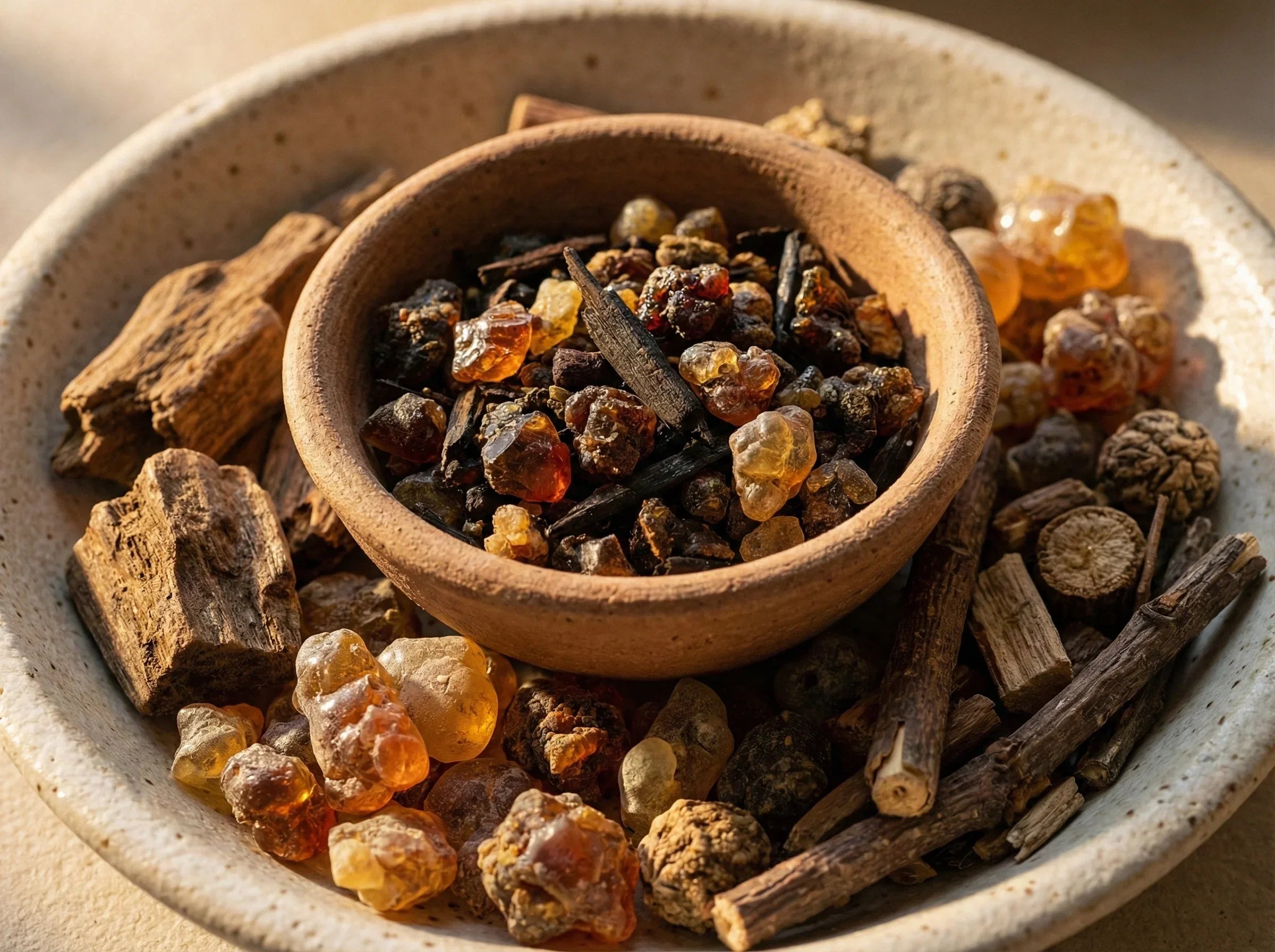 Encens Bakhoor Doukhoun Royal Oud & Louban - Ancrage Sacré et Paix - Essences Agape 25141713