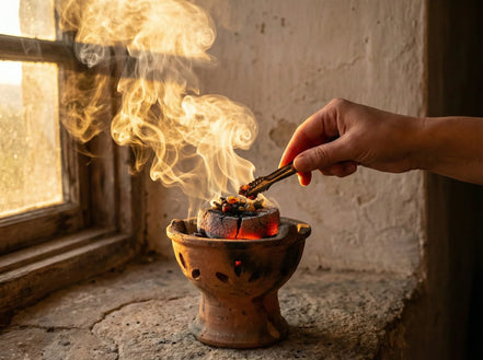 Encens Bakhoor Doukhoun Royal Oud & Louban - Ancrage Sacré et Paix - Essences Agape 78014076