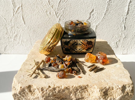 Encens Bakhoor Doukhoun Royal Oud & Louban - Ancrage Sacré et Paix - Essences Agape 55108088