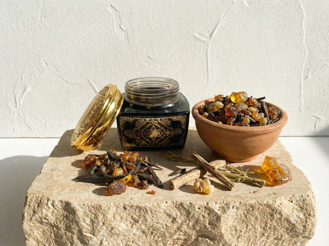 Encens Bakhoor Doukhoun Royal Oud & Louban - Ancrage Sacré et Paix - Essences Agape 21208220